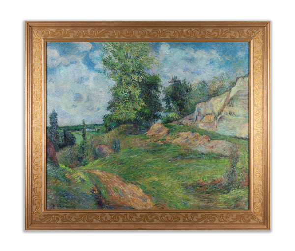 The Quarries of Le Chou near Pontoise by Gauguin