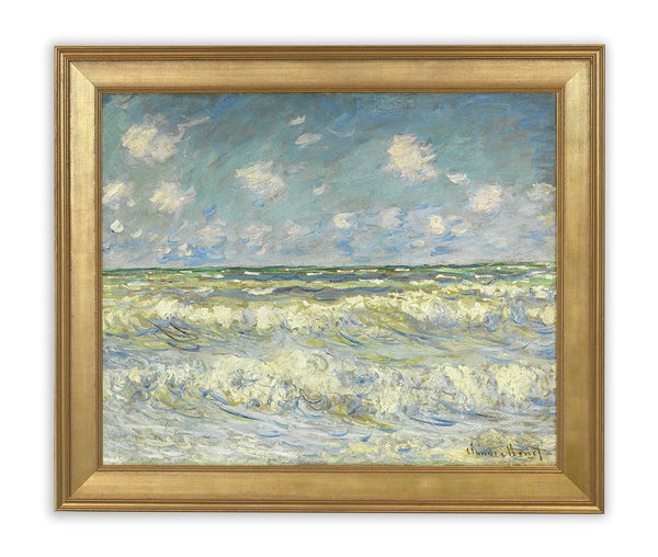 A Stormy Sea by Monet