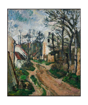 Road at Auvers-sur-Oise by Cézanne