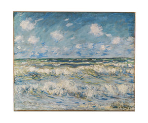 A Stormy Sea by Monet